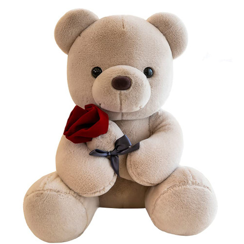 GailiMaiYa Teddy Bear Plush Stuffed Animal Valentines Day Teddy Bear with Rose,Cute Sweet Bear Great Gift for Your Loved One,Girlfriend Kids Birthday, Valentine, Christmas (9.84 inches, Brown) GailiMaiYa Teddy Bear Plush Stuffed Animal Valentines Day Teddy Bear with Rose,Cute Sweet Bear Great Gift for Your Loved One,Girlfriend Kids Birthday, Valentine, Christmas (9.84 inches, Brown)