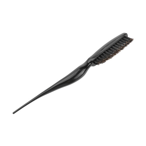 NOLITOY Hair Styling Comb Rat Tail Combs Teaser Backcombing Comb Boar Bristle Backcombing Rat Tail Detangling Combs Scalp Massage Comb Black Wig Brush Teasing Comb Wool Baotou Miss