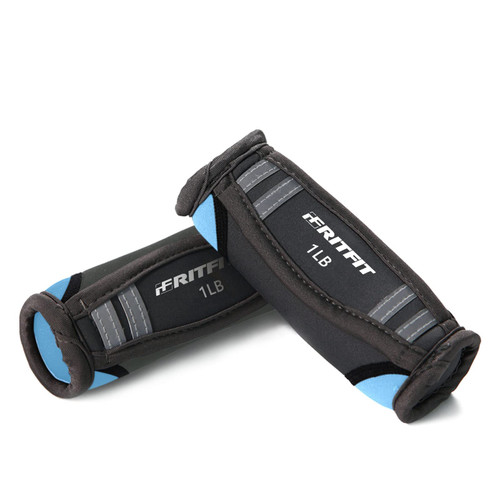 RitFit Walking Hand Weights(Blue - 2lbs(1lb each))