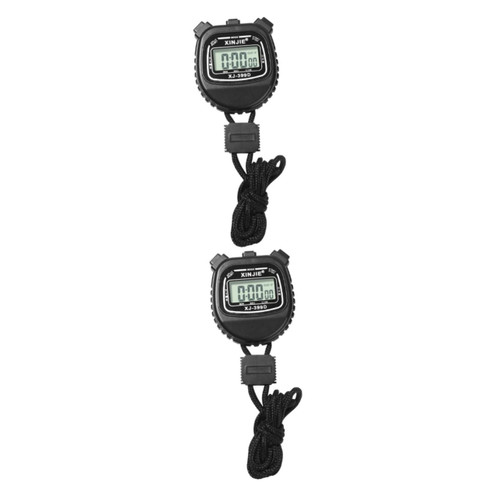 Kisangel 2 pcs Multi-Function Stopwatch Game Stopwatch Timer Countdown Digital Stopwatch Kids Sports Watch Running Stopwatch Digital Handheld Timer Sports Timer Electronic abs Child