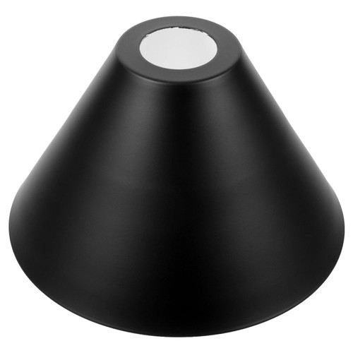 Baluue Industrial Metal Light Shade, Cone Ceiling Bulb Guard, Black DIY Light Shade Decorative Replacement Lamp Shade for Pendant Light Table Lamp Wall lamp Wall Sconce