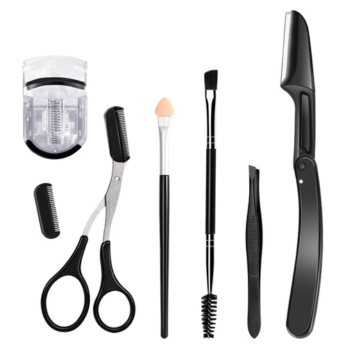 Unaikoo Eyelash Curler Kit Eyelash Applicator Tool Include Lash Curler, Eyelash Extension Brush, Eyebrow Trimmer Kit Include Eyebrow Brush, Comb, Tweezers and Eyebrow Scissors(7pcs) Unaikoo Eyelash Curler Kit Eyelash Applicator Tool Include Lash Curler, Eyelash Extension Brush, Eyebrow Trimmer Kit Include Eyebrow Brush, Comb, Tweezers and Eyebrow Scissors(7pcs)