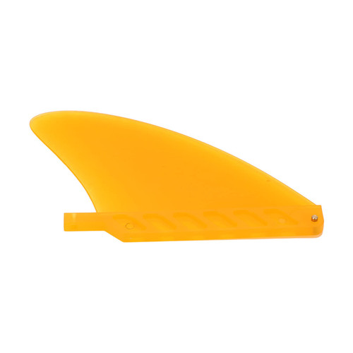 Shanrya Large Surfboard Fin, Surfing Fins PVC Longboard Paddle Board Lightweight Surfboard Fin 4 Inch Large Tail Fin Replacement Surfing Accessory for Paddle Board(Yellow)