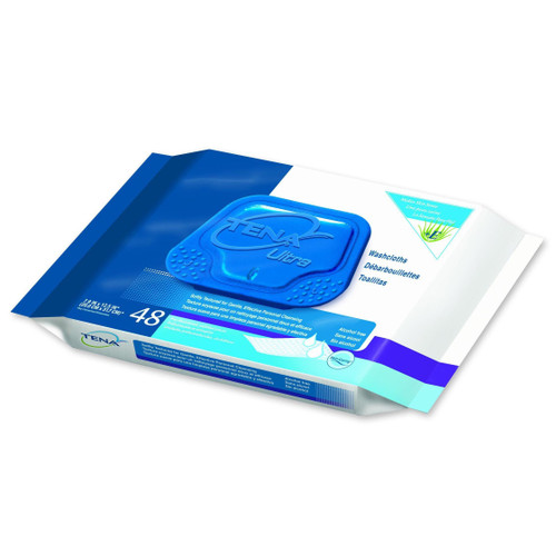 Tena Washcloths 7.9 x 12.4 in./Case of 48