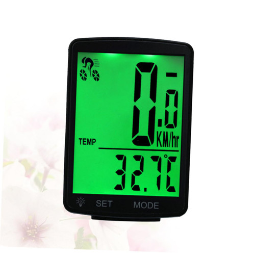 SUPVOX Bicicleta Estatica para Ejercicios Excersize Bike Excercise Bike Exercie Bikes Back Light Speedometer Tachometer Bike Wired Speedometer Bike Computer Bicycle Stopwatch