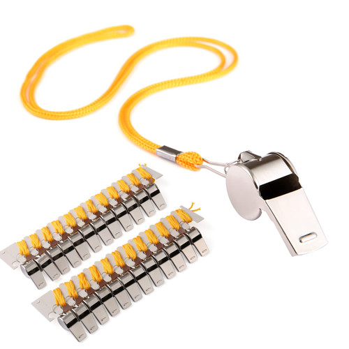 okaorna Whistle with Lanyard 24 Pack Stainless Steel Referee Coach Whistles Loud Crisp Sound Great for Coaches, Referees, and Officials okaorna Whistle with Lanyard 24 Pack Stainless Steel Referee Coach Whistles Loud Crisp Sound Great for Coaches, Referees, and Officials