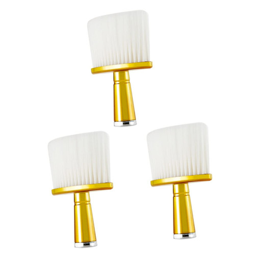 minkissy 3pcs Hair Brush Barber Hair Duster Hair Duster Hair Removal Brush Neck Cleaning Duster Haircut Duster Barber Neck Duster Hairdressing Duster Face Hair Comb