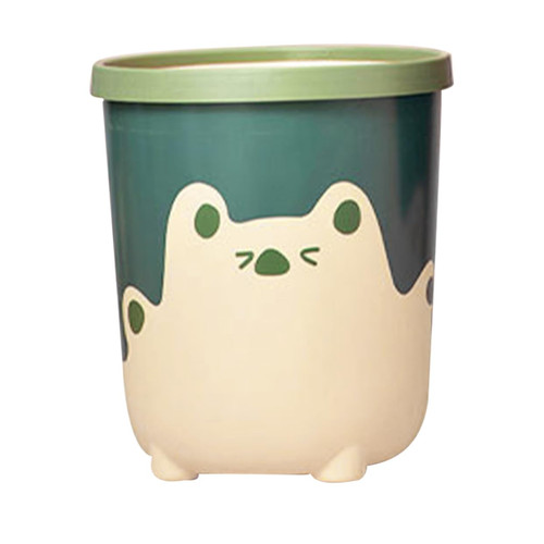 Hemoton Creative Trash Can Trash Can Bedroom Trashcans for Bedroom Trash Can Bathroom Small Bedroom Trash Can Dustbin for Bathroom Garbage Can Bedroom Plastic Pp Paper Basket Cute
