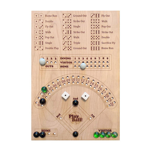Baseball Dice Board Game, Desktop Baseball Game With Dices, Wooden Baseball Dice Game, Interactive Double Battle Table Game, Wood Board for Kids Adults Double Battle Table Game For Family Team Game Baseball Dice Board Game, Desktop Baseball Game With Dices, Wooden Baseball Dice Game, Interactive Double Battle Table Game, Wood Board for Kids Adults Double Battle Table Game For Family Team Game