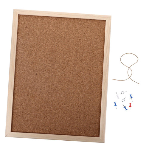 STOBOK 1 Set Wall Panels Reminder Message Board Small Cork Board Bulletin Boards Corkboards for Wall Display Bulletin Board Announcement Bulletin Board Wall Board Photo Plug Board Office