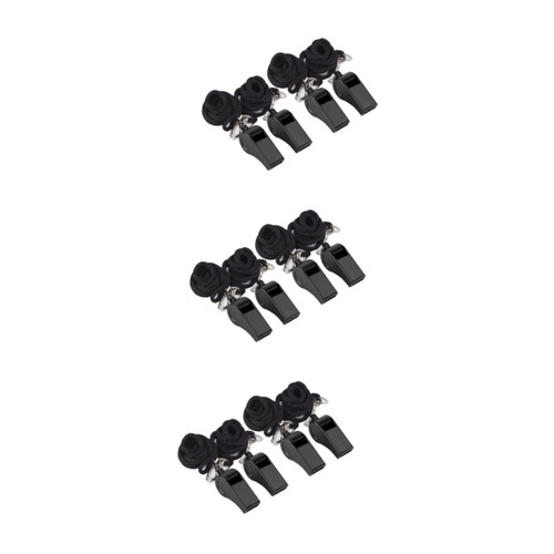 BESPORTBLE 12 Pcs Emergencies Whistle Whistles with Officials Whistle Loud Crisp Sound Whistle Sporting Goods Lanyard Whistles Referee Whistles Sports Whistles Survival Whistles First Aid