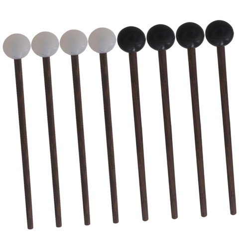 Toyvian 4 Pairs Ethereal Drum Sticks Drum Beater Drum Sticks for Beginners Marimba Sticks Jazz Drum Stick Beginner Drumsticks Tenor Drum Mallets Gong Mallet Toddler