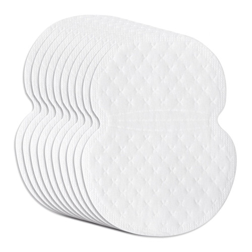 DHliIQQ 10 PCS Self-Adhesive Cotton Armpit Antiperspirant Sticker for Women and Men,Underarm Sweat Pads,Disposable Underarm Pads Sweat Absorption Pad