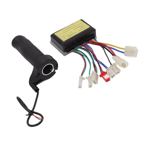 Hair Dryers,24V 250W Brush Motor Speed Controller Dc Brushed Motor Control Box With Throttle Grip For Electric Bike Tricycle Scooter