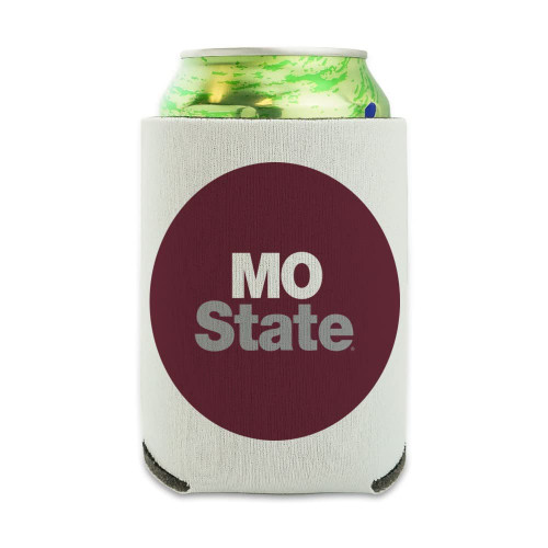 Missouri State University Primary Logo Can Cooler - Drink Sleeve Hugger Collapsible Insulator - Beverage Insulated Holder