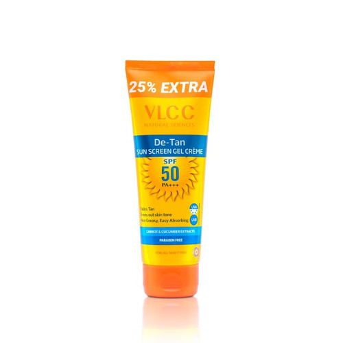 VLCC De Tan SPF 50 PA+++ Sun Screen Gel Creme(100gm)