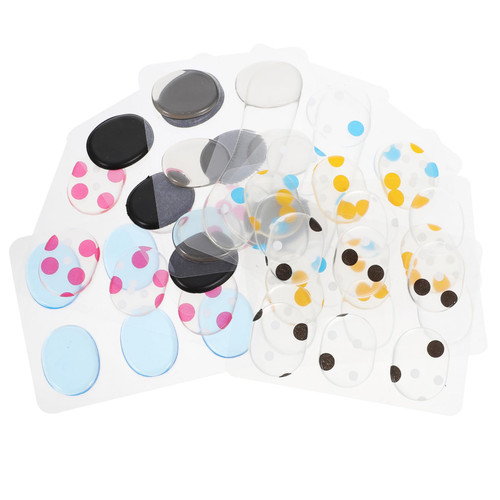 Toyvian 9 Sheets Snare Drum Mute Pad Drum Volume Reduction Drum Dampener Key Silencer Clear Resonance Pads Damper Pads Drum Mute Pads Drum Mute Cushions Silica Gel Jazz Drum Appendix