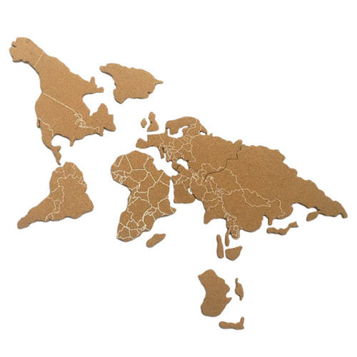 Veemoon 1 Set Map Message Board Photo Map Vintage Decor House Accessories for Home Cork Board World Map Travel Accesories Adhesive Cork Board Pin Board Decorations Wood Office Ceramic Tile