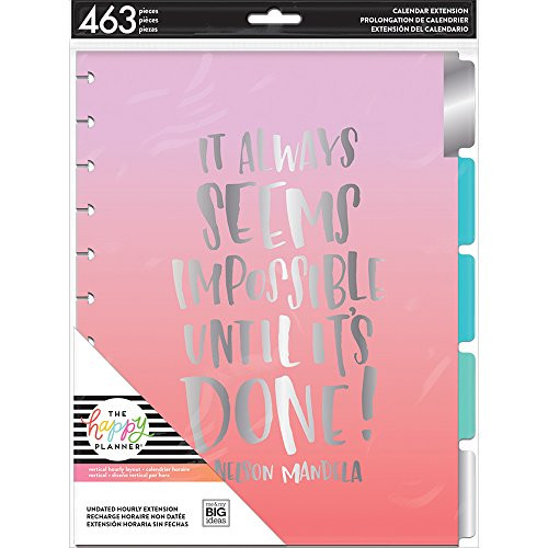 me & my BIG ideas MONB-03 The The Happy Planner Month Hourly Extension Pack Big, Multi