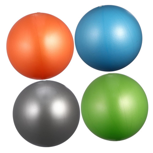 Parliky 4pcs Barre Equipment Workout Yoga Ball Stability Chair Ball Gym Small Bender Pilates Mini Swiss Massage Lacrosse Barre Ball Exercise Balls Yoga Balls Birthing Ball Fitness Balance