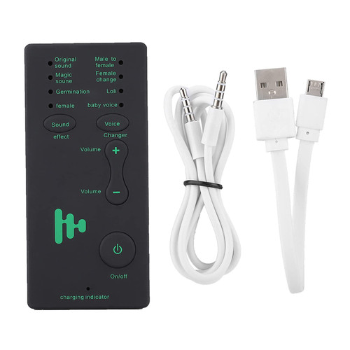 Ghostface Voice Changer, Voice Modulator, Voice Changer for Adults, Portable Mini Voice Changers Live Broadcast Sound Card Scream Voice Changer for Mobile Phone PC, Voice Changer for Xbox
