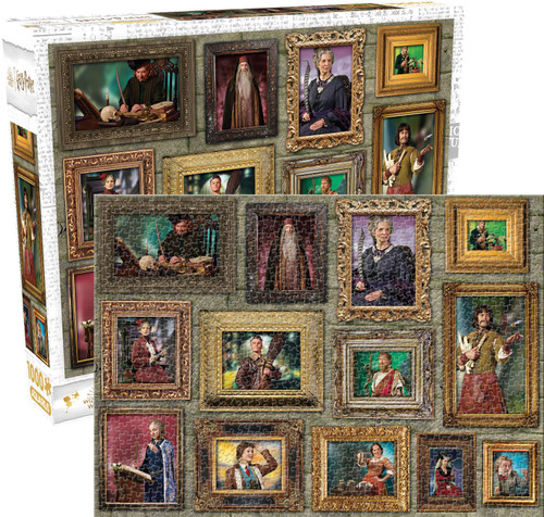 AQUARIUS Harry Potter Witches & Wizards 1000pc Puzzle (1000 Piece Jigsaw Puzzle) - Glare Free - Precision Fit - Officially Licensed Harry Potter Merchandise & Collectibles - 20x28 Inches