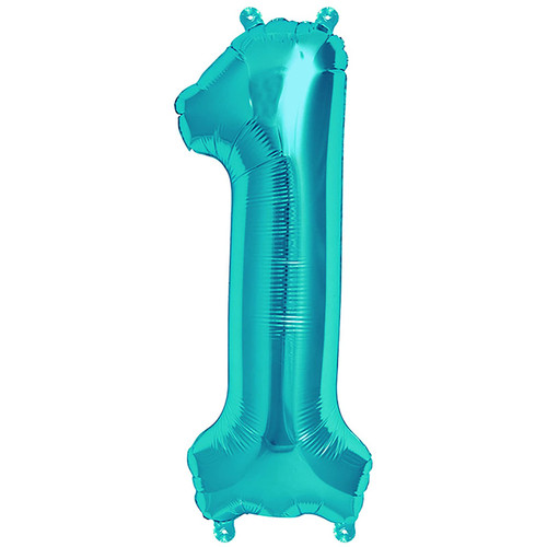 Gifloon Number 1 Balloon, Large number balloons 40 inch, 1st Birthday Party Decorations Supplies First Year Old Decor