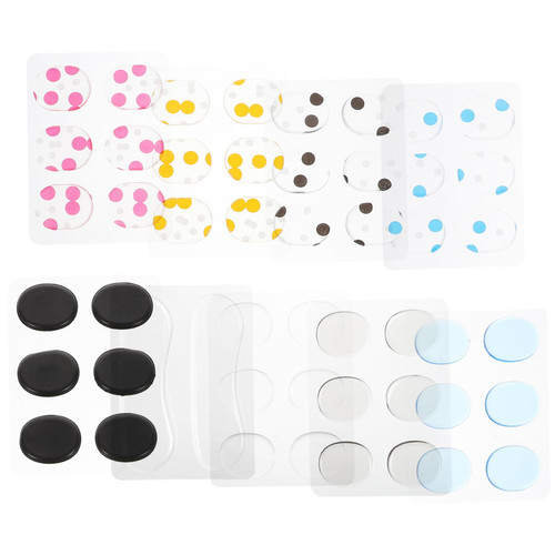 VICASKY 9 Sheets Snare Drum Mute Pad Percussion Drum Muffler Silicone Drum Dampeners Damper Pads Drum Mutes Clear Resonance Pads Snare Drum Muffler Drum Pad Electric Drum Silica Gel Roller