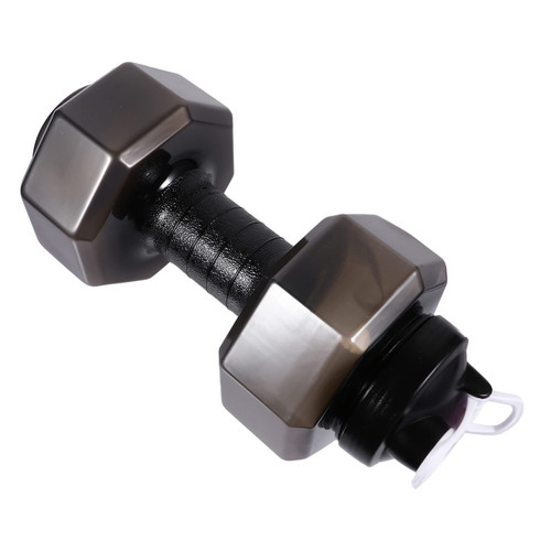 Levemolo 1pc Dumbbell Cup Water Filled Dumbells Dumbbell Bottle Pool Dumbells Dumbbell Water Bottle Dumbbell Drinking Kettle Portable The Pet Full of Water Clamshell Plastic Bottle