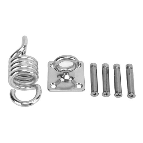 Premium Hammock Chair Hanging Kit - 551LB Load Capacity - Stainless Steel Ceiling Mount Set for Yoga Sandbag Swing Experience - Complete Hammock Swing Set
