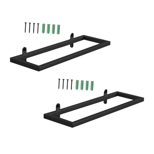 Zerodeko 2pcs Wall Mounted Wine Wine Rack Wine Bottle Holder Ornament Display Stand Display Shelf Display Rack Wine Bottle Rack Iron Red Wine Rack Wine Stand Wine Cabinet Decorate