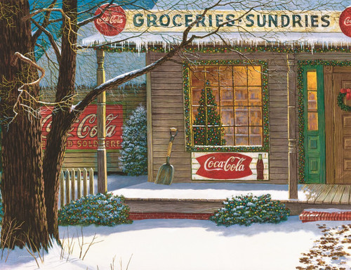 Springbok's 500 Piece Jigsaw Puzzle Christmas Store - Made in USA