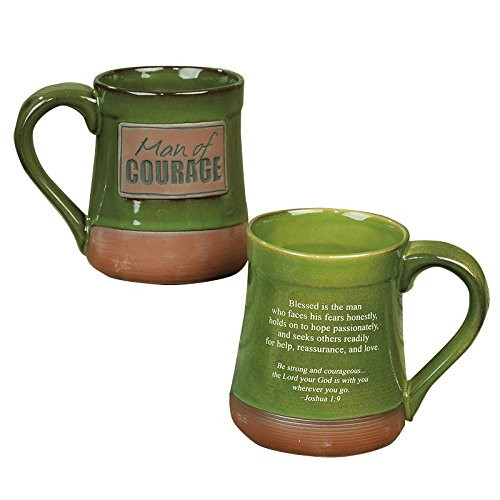 Abbey Gift Man of Courage Pottery Mug
