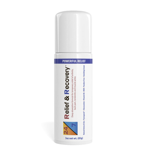 24/7 Relief & Recovery Pain Relief Roll On - 3 Ounce - Muscle Pain Relief Cream, Joint Pain Relief, Bursitis Pain Relief, Sciatica Pain Relief, Pain Relief for Feet, Topical Pain Reliever 24/7 Relief & Recovery Pain Relief Roll On - 3 Ounce - Muscle Pain Relief Cream, Joint Pain Relief, Bursitis Pain Relief, Sciatica Pain Relief, Pain Relief for Feet, Topical Pain Reliever