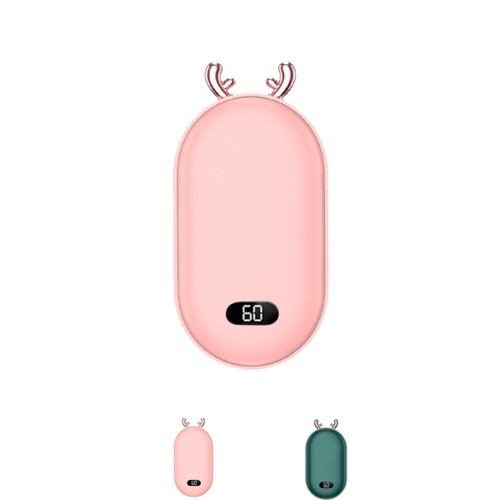 Mini Timnamy Car Defroster,Electromagnetic Portable Heater,Kinetic Molecular Heater,Electromagnetic Molecular Interference Antifreeze Snow Removal (Pink)