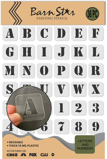 Army Letter Stencils - Reusable Alphabet Stencils - Paint Your Own Army and Military Signs - Army Stencil Font (3 INCH)