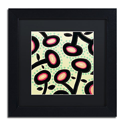 Mon Jardin by Sylvie Demers Frame, 11" x 11", Black Matte
