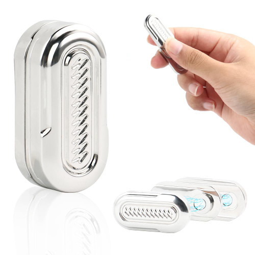 STONESTAR CP3 Mini Fidget Slider, Magnetic Metal Fidget Toys Adult EDC Fidget Toy Haptic Slider, ADHD Tools Sensory Toys Anti-Anxiety Stress Relief Toy for Unisex Adults (Silver)