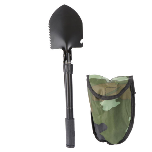 INOOMP Emergency Shovel Foldable Camping Shovel Fold up Shovel Camping Multitools Bushcraft Shovel Survival Shovels Automotive Tools Entrenching Tool Army Shovel Alloy Steel