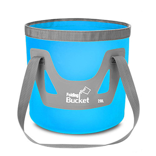 20L Collapsible Water Bucket Folding Bucket Water Storage Container for Camping Hiking Traveling Fishing Washing