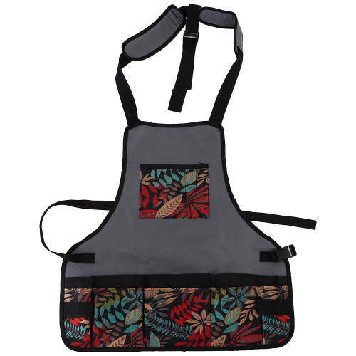 Urjumpea Oxford Cloth Work Apron with Pockets, Adjustable Tool Apron for Home Garden, Heavy Duty Work Apron for Men and Women, Artist Apron for Painting