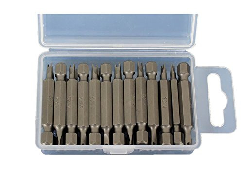 TEMO 25pc Spanner #4 2-Inch (50mm) Screwdriver Insert Bits