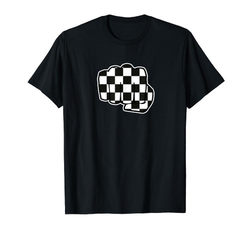 Checkerboard Checkered Fist T-Shirt