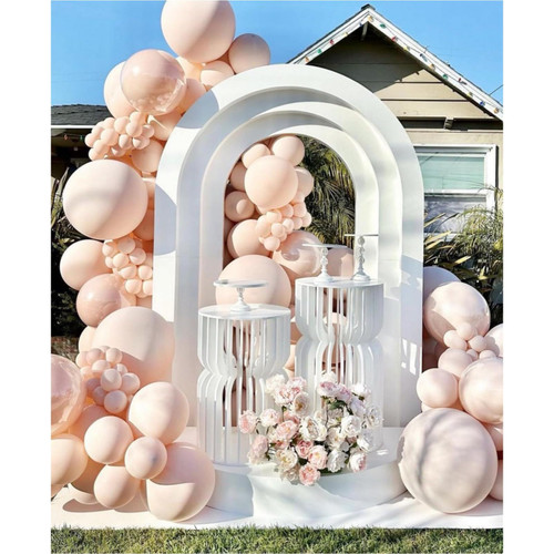 Nude Beige Balloons Double Stuffed Blush Cream Peach Balloons Garland Ivory Balloons Different Sizes Neutral Balloon Arch Kit Perfect For Baby Shower Gender Reveal Birthday Boho Party Decorations
