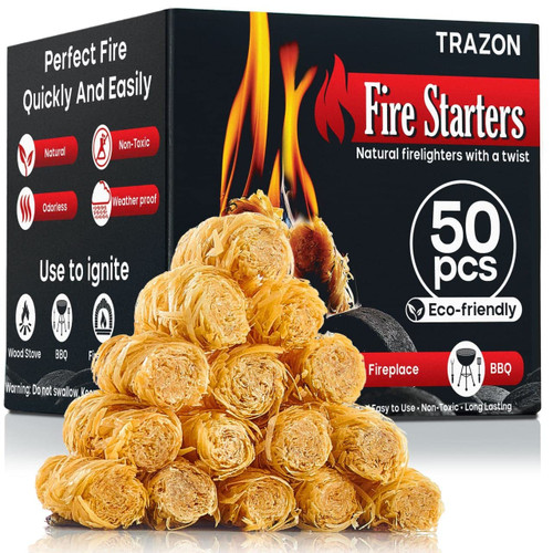 Fire Starters for Indoor Fireplace, Campfires, Wood Stove, Grill, Charcoal Chimney, Fire Pit, BBQ Accessories - Charcoal Starter, Fatwood Fire Starter Sticks - Firestarter Fire Starters for Indoor Fireplace, Campfires, Wood Stove, Grill, Charcoal Chimney, Fire Pit, BBQ Accessories - Charcoal Starter, Fatwood Fire Starter Sticks - Firestarter