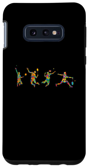 Galaxy S10e Badminton Shuttlecock Badminton Player Ball Sports Smash Net Case