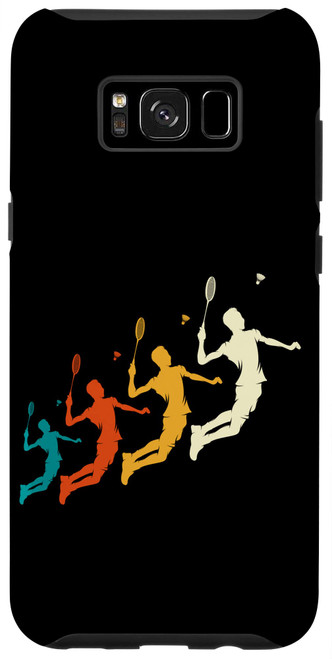 Galaxy S8+ Retro Pickleball Badminton Shuttlecock Case