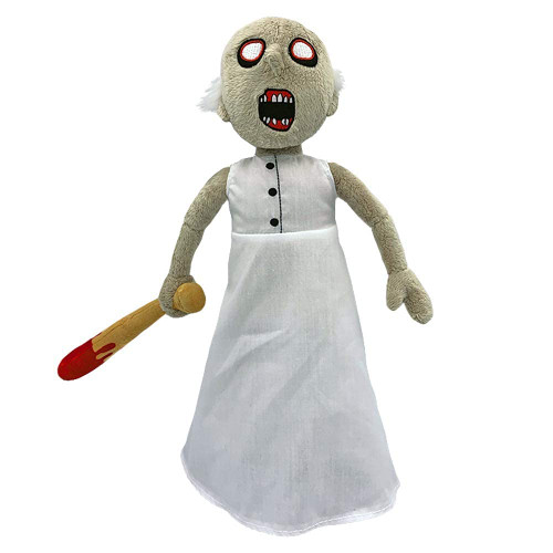 Granny Plush Beanie Toy Granny Horror Game Stuffed Plush Beanbag, 7" Granny Plush Beanie Toy Granny Horror Game Stuffed Plush Beanbag, 7"