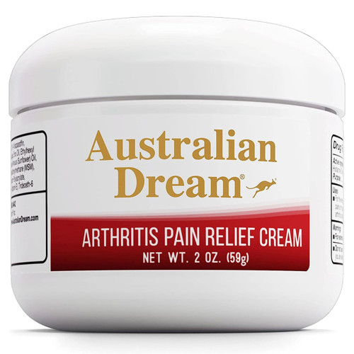 Australian Dream Arthritis Pain Relief Cream - Soothing, Non-Greasy Pain Relief Cream - Powerful Topical Arthritis Pain Relief Good for Muscle Aches or Joint Pain - 2 oz Jar Australian Dream Arthritis Pain Relief Cream - Soothing, Non-Greasy Pain Relief Cream - Powerful Topical Arthritis Pain Relief Good for Muscle Aches or Joint Pain - 2 oz Jar