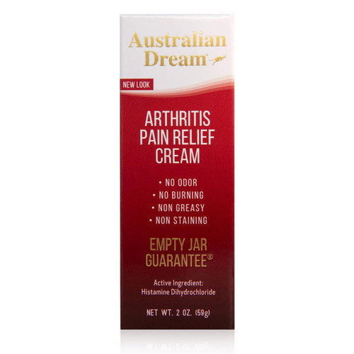 Australian Dream Arthritis Pain Relief Cream - Soothing, Non-Greasy Pain Relief Cream - Powerful Topical Arthritis Pain Relief Good for Muscle Aches or Joint Pain - 2 oz Tube Australian Dream Arthritis Pain Relief Cream - Soothing, Non-Greasy Pain Relief Cream - Powerful Topical Arthritis Pain Relief Good for Muscle Aches or Joint Pain - 2 oz Tube